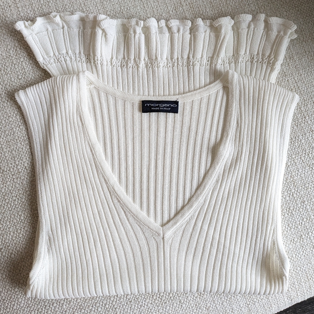 Morgano Sleeveless Ribbed Tank - Picture 9 of 10
